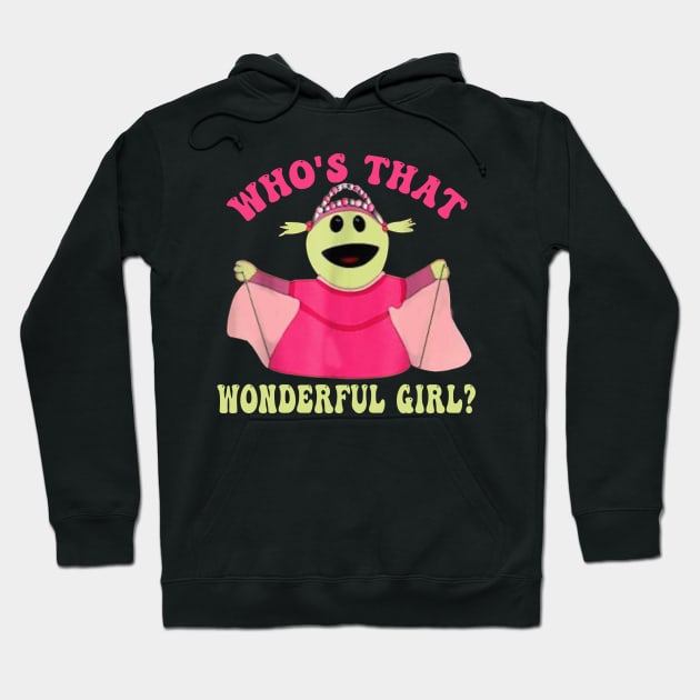 Who's That Wonderful Girl Could She Be Any Cuter Cute Hoodie by Spit in my face PODCAST